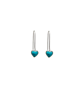 Turquoise Love Earrings