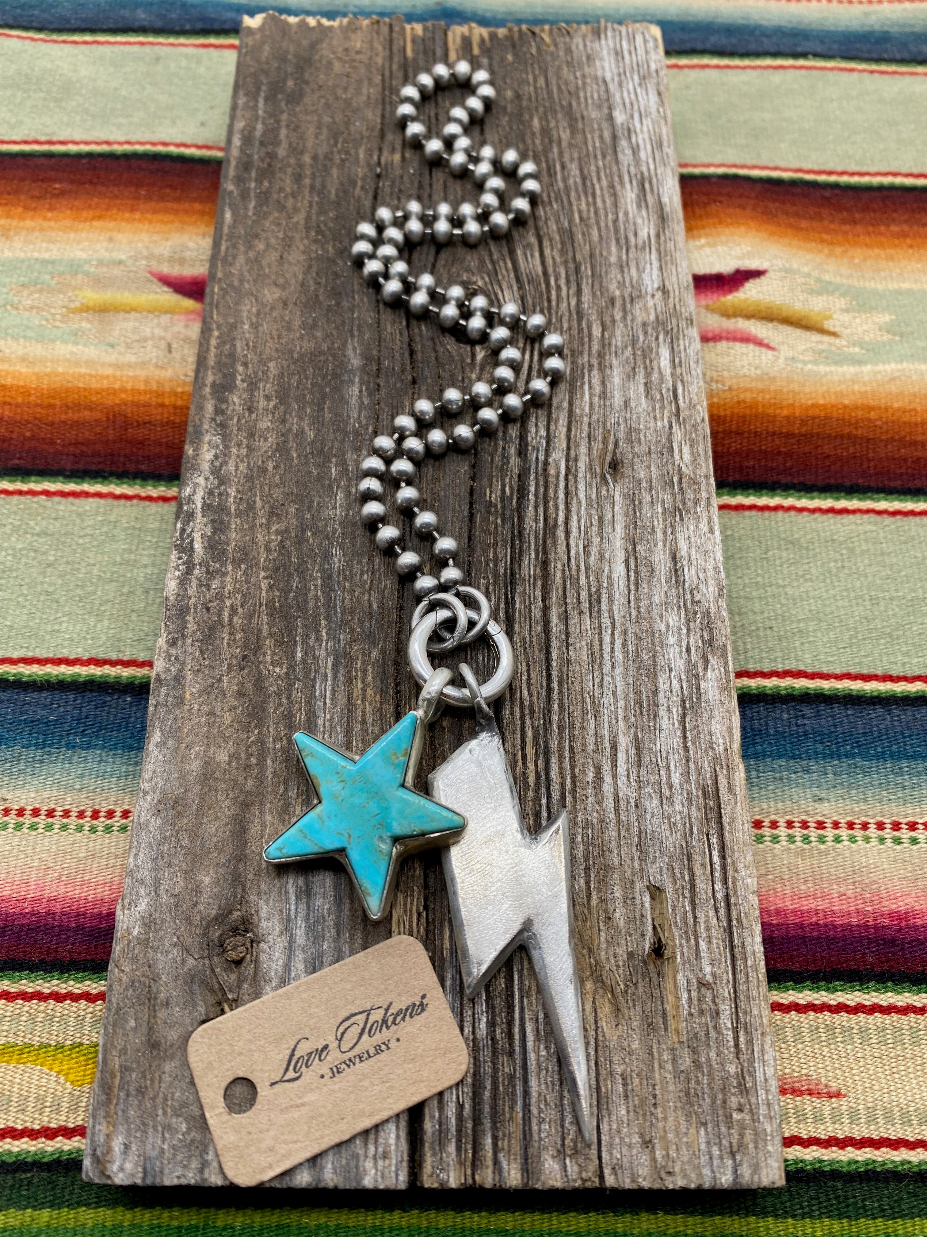 Rock Star Turquoise Charm
