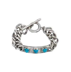 Turquoise Love ID Bracelet