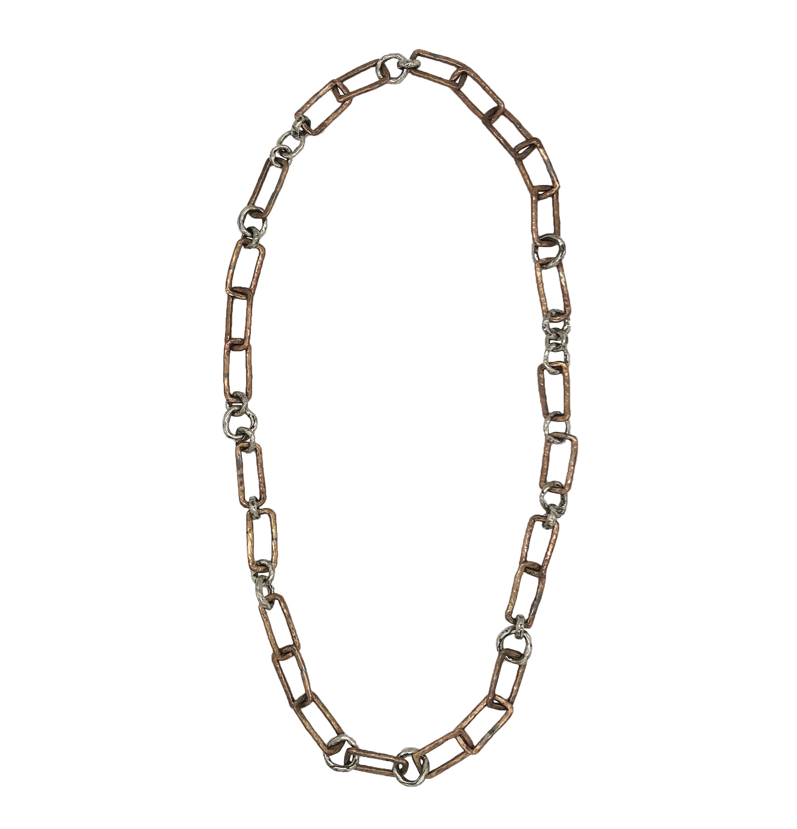 Mixed Metal Anything But Square Chain