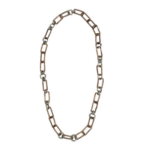 Mixed Metal Anything But Square Chain