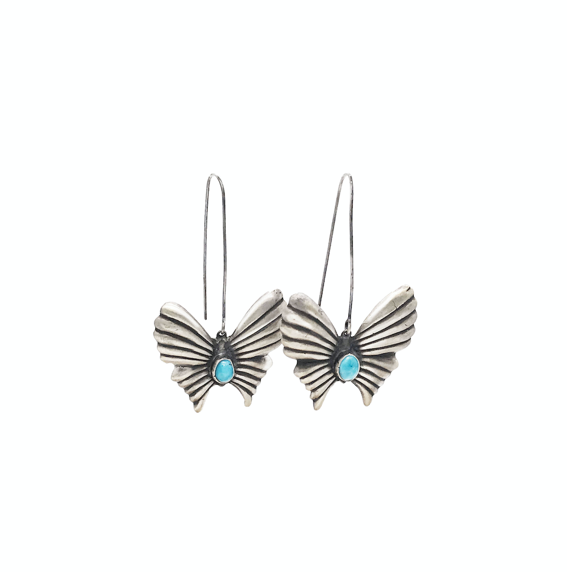 Butterfly Turquoise Earrings
