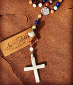 Multicolored Rosary with Cross