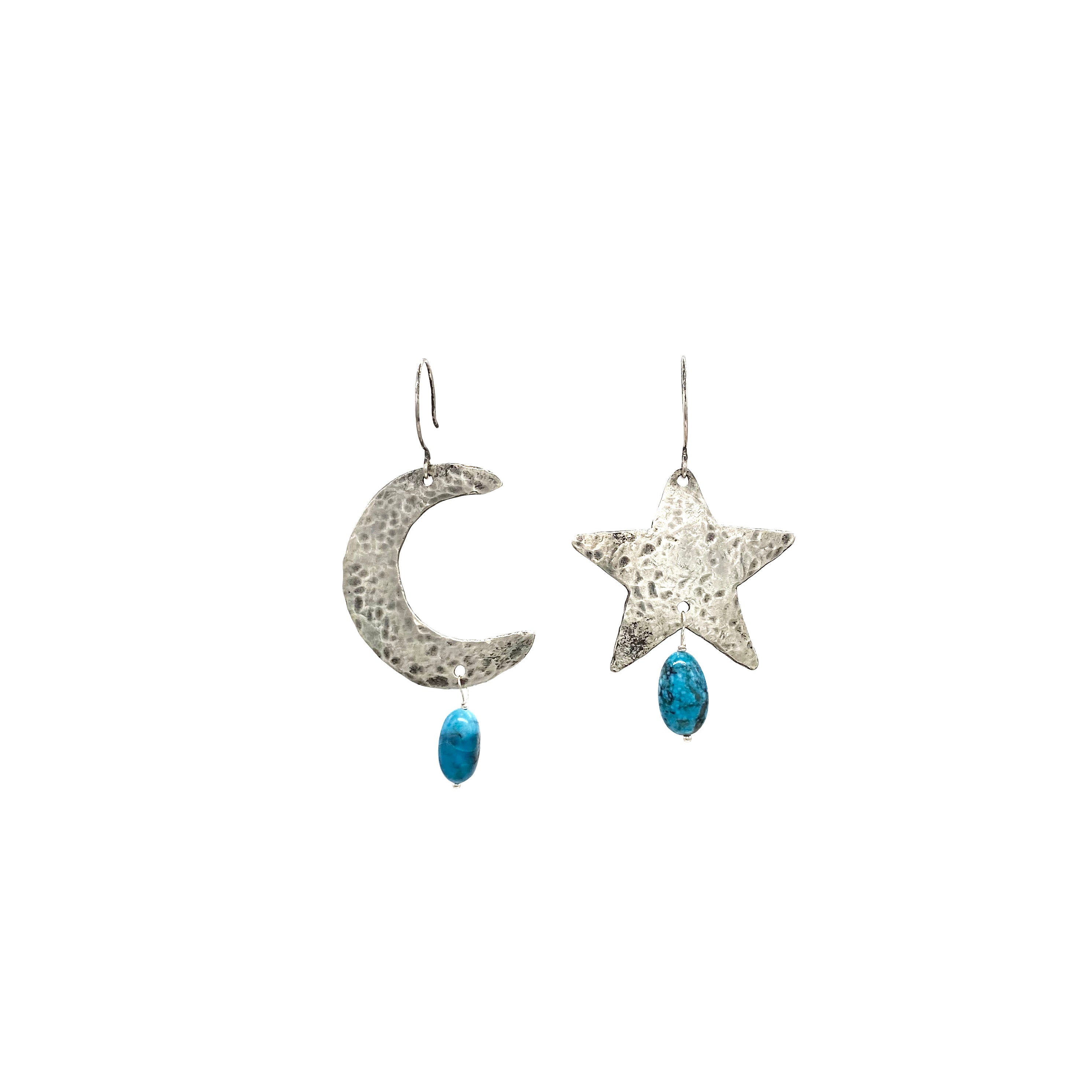 Star and Moon earrings