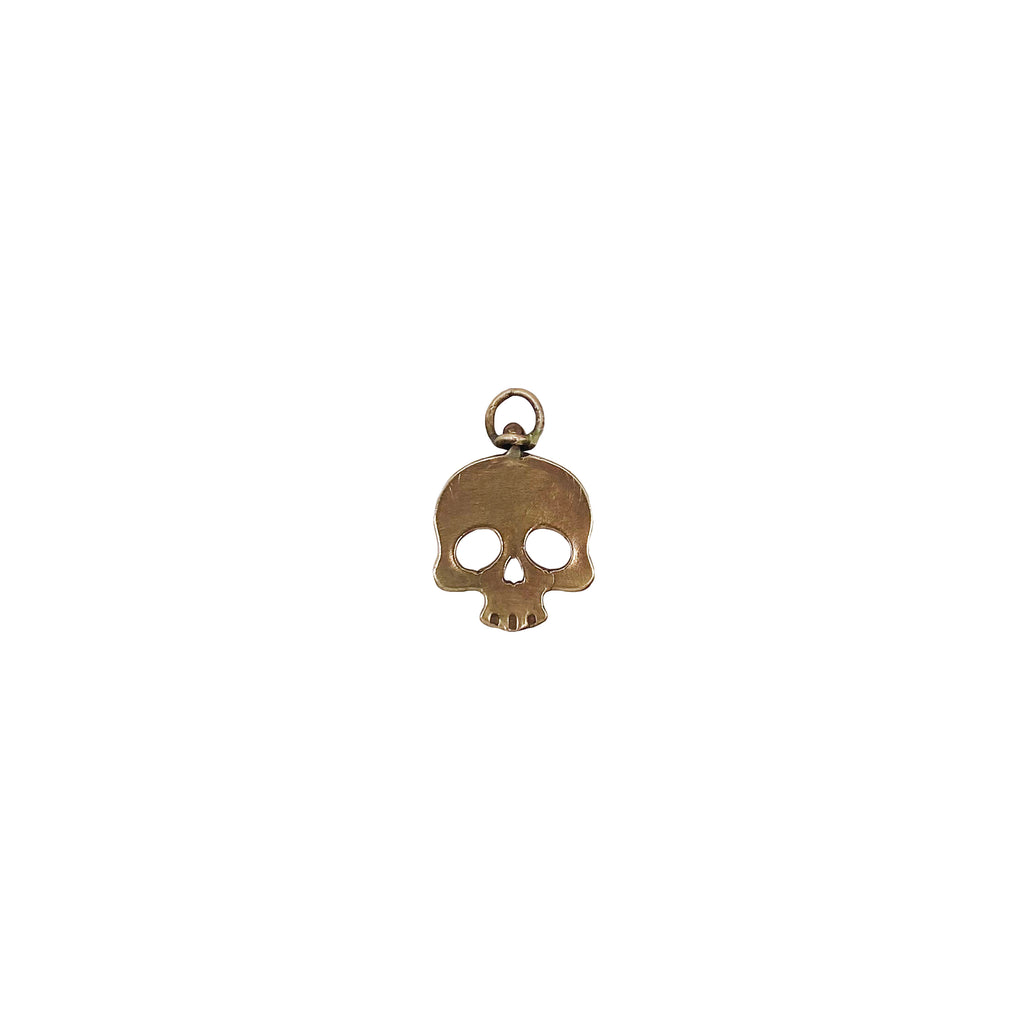 Bronze Skull Charm